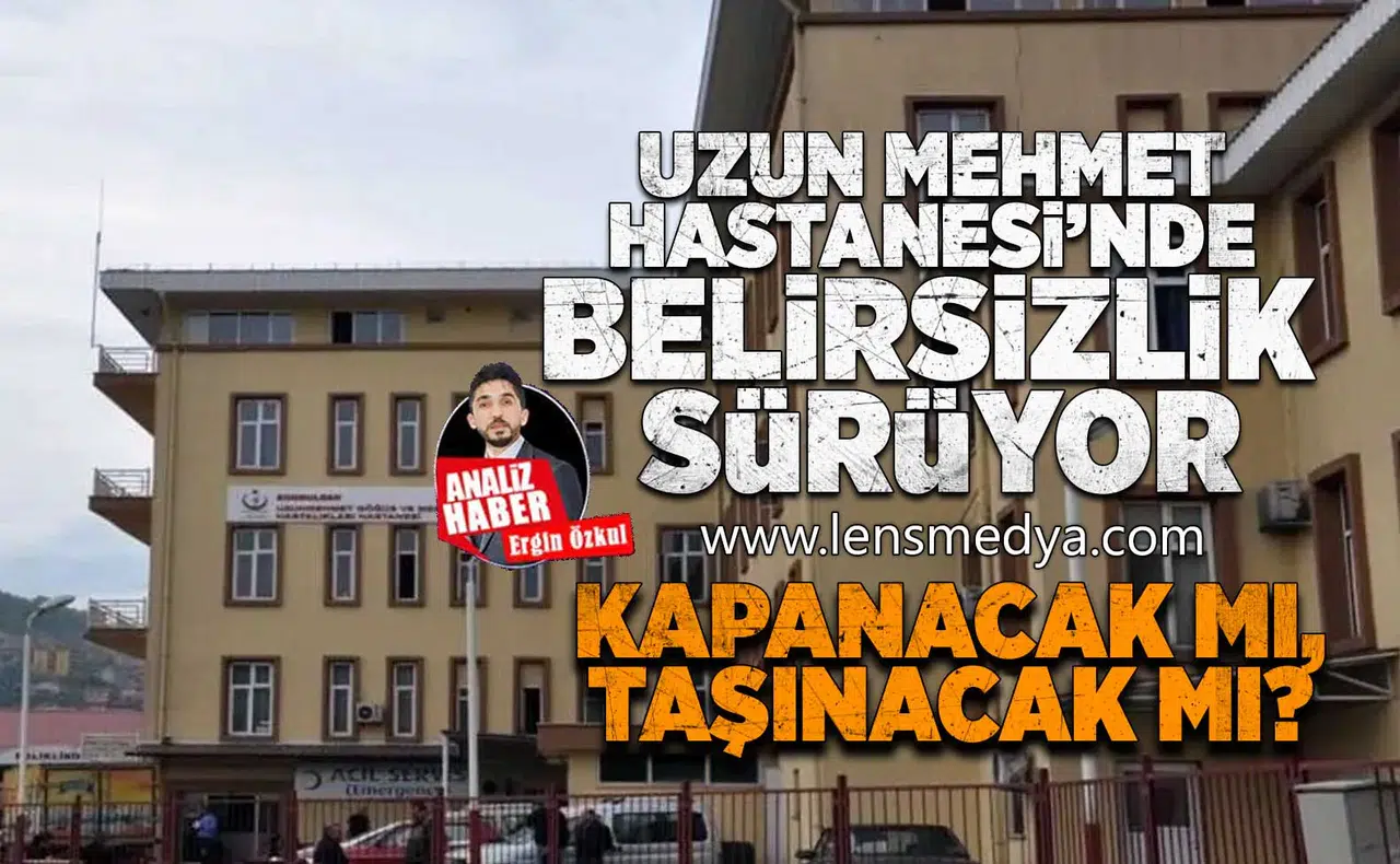 Uzun Mehmet Göğüs ve Meslek Hastalıkları Hastanesi'nde belirsizlik sürüyor...