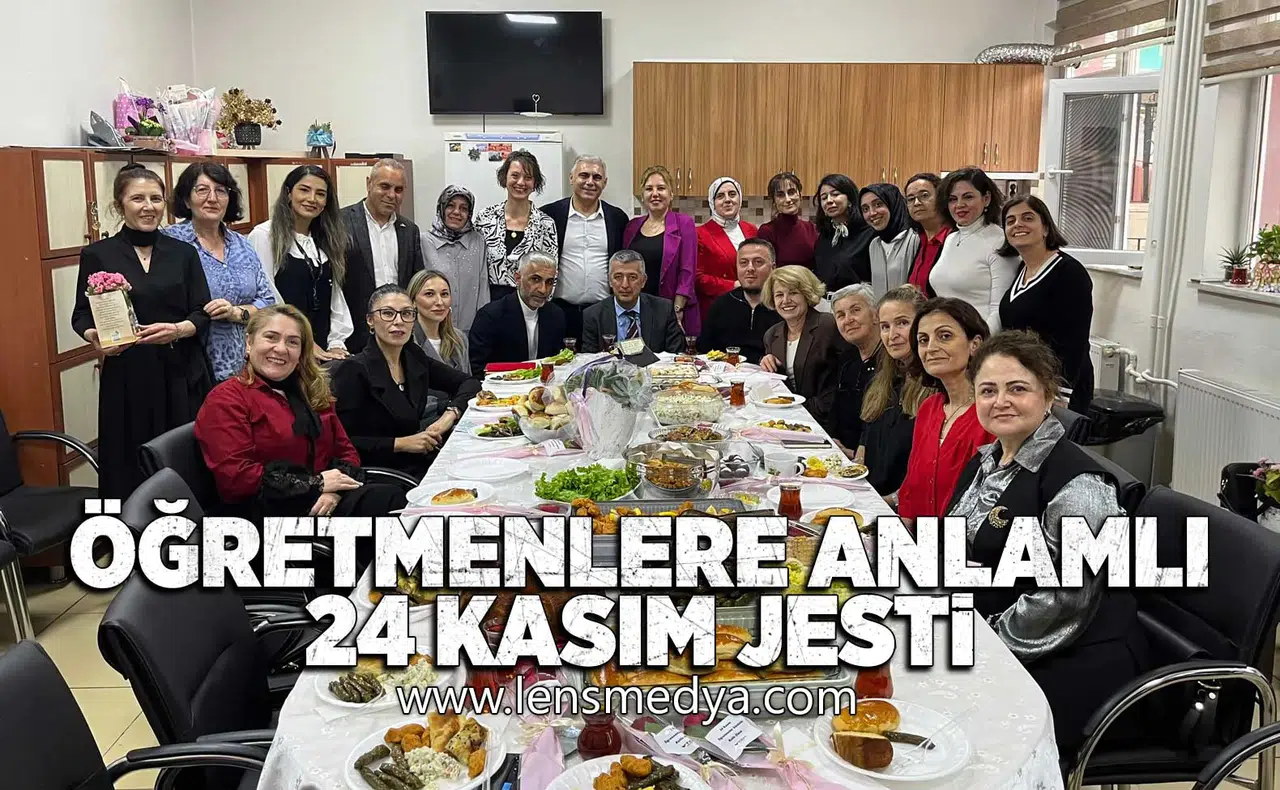 Öğretmenlere anlamlı 24 Kasım jesti!