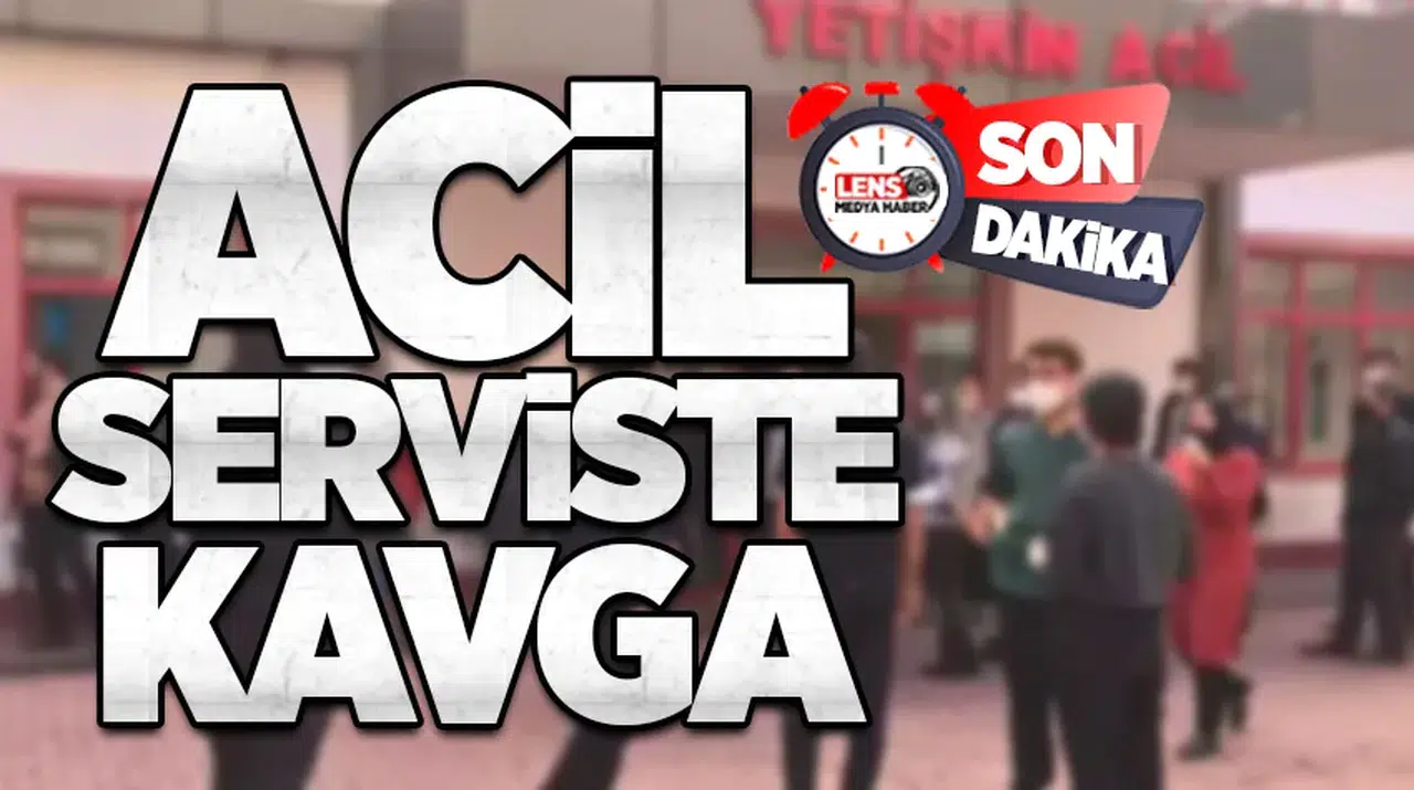 Acil serviste kavga... Polis ekipleri sevk edildi