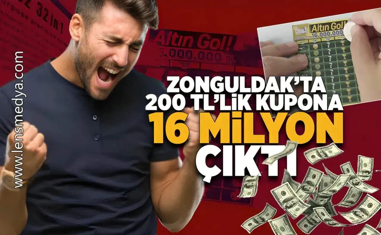 Zonguldak'ta 200 TL'lik kupona 16 Milyon Çıktı!