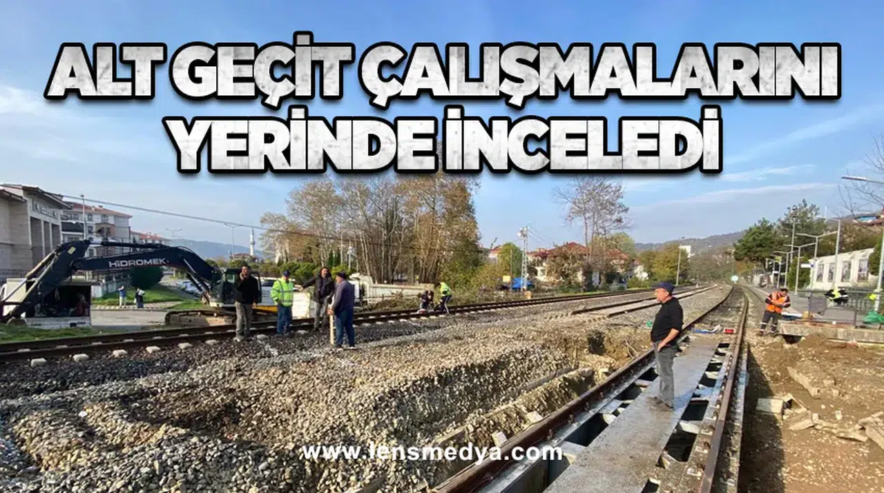 Başkan Öztürk, Alt Geçit Çalışmalarını Yerinde İnceledi