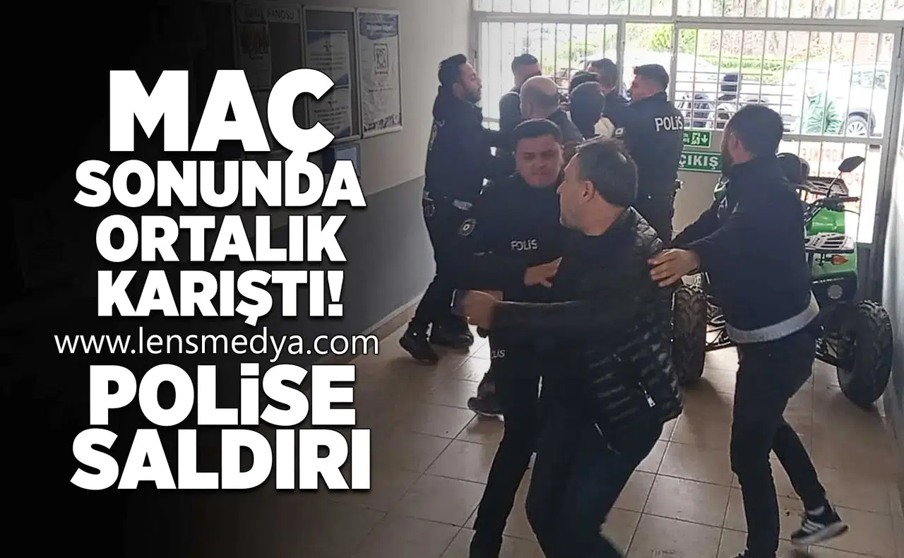 Maç sonunda ortalık karıştı!