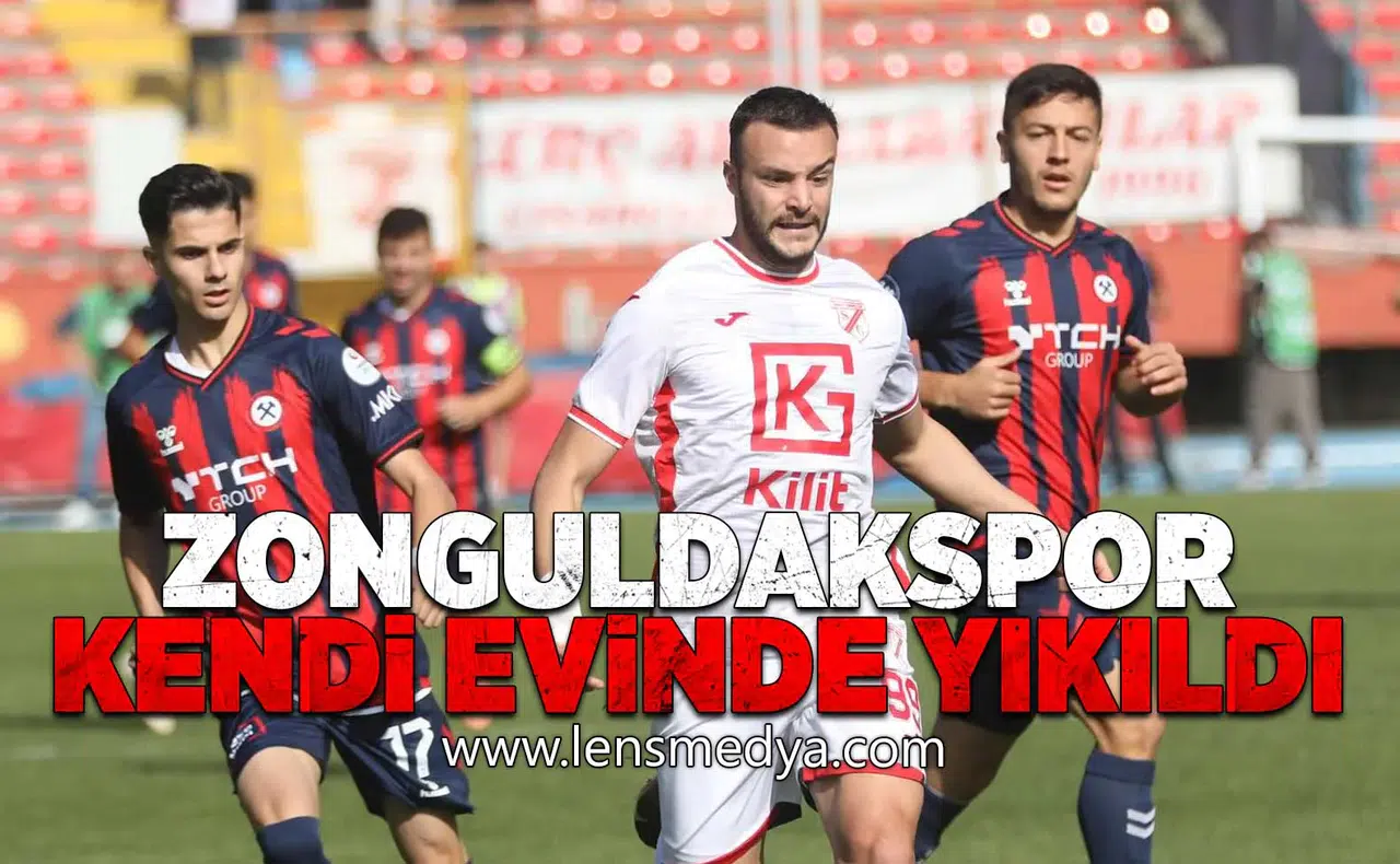 Zonguldakspor FK evinde yıkıldı: 1-2