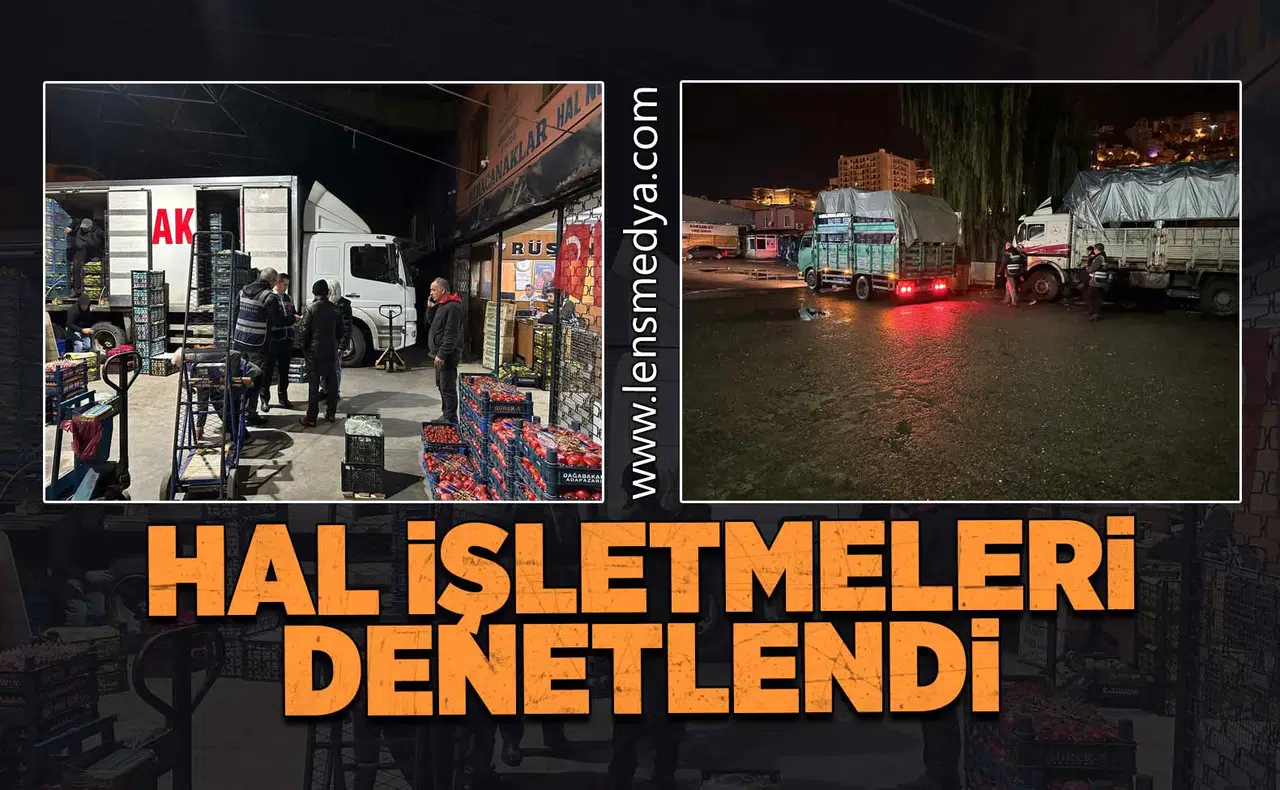 Hal işletmeleri denetlendi!