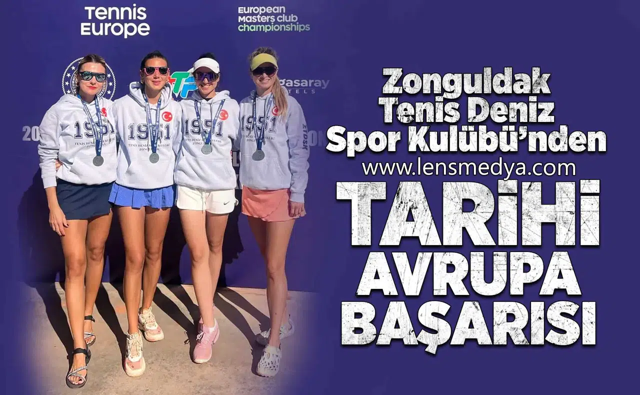 Zonguldak Tenis Deniz Spor Kulübü’nden Tarihi Avrupa Başarısı