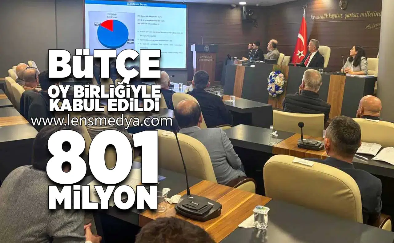 Bütçe oy birliği ile kabul edildi