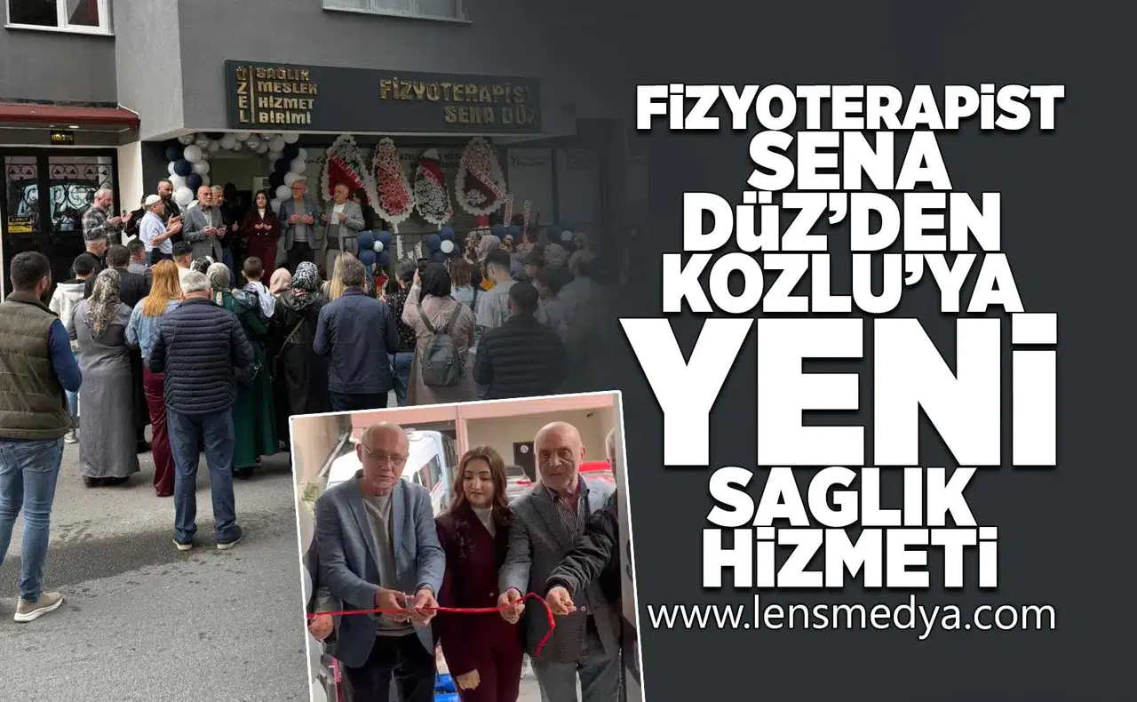 Fizyoterapist Sena Düz'den Kozlu'ya yeni sağlık hizmeti!