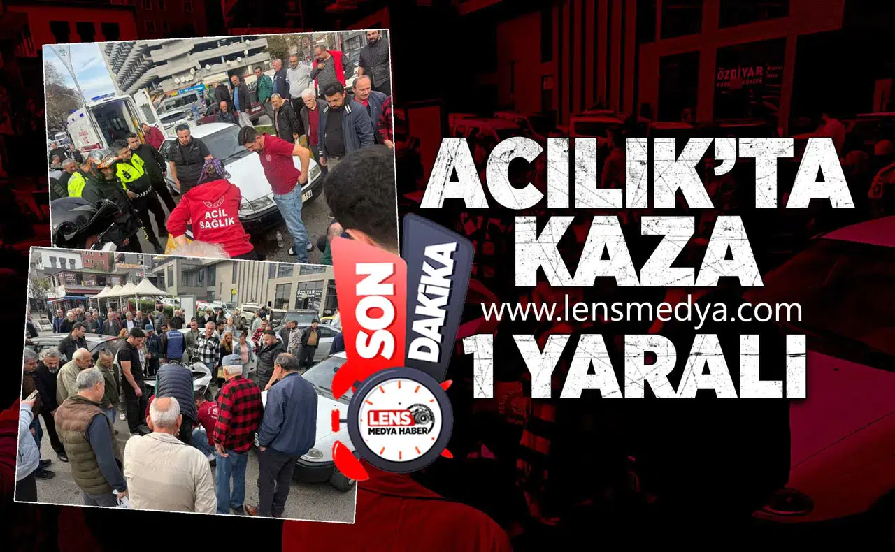 Acılık'ta kaza: 1 Yaralı
