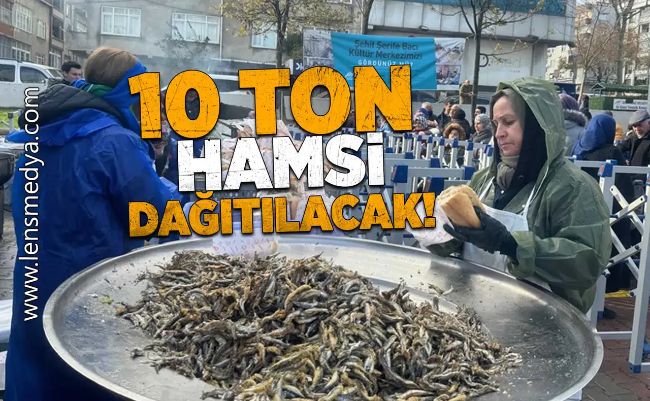 10 Ton Hamsi Dağıtılacak!
