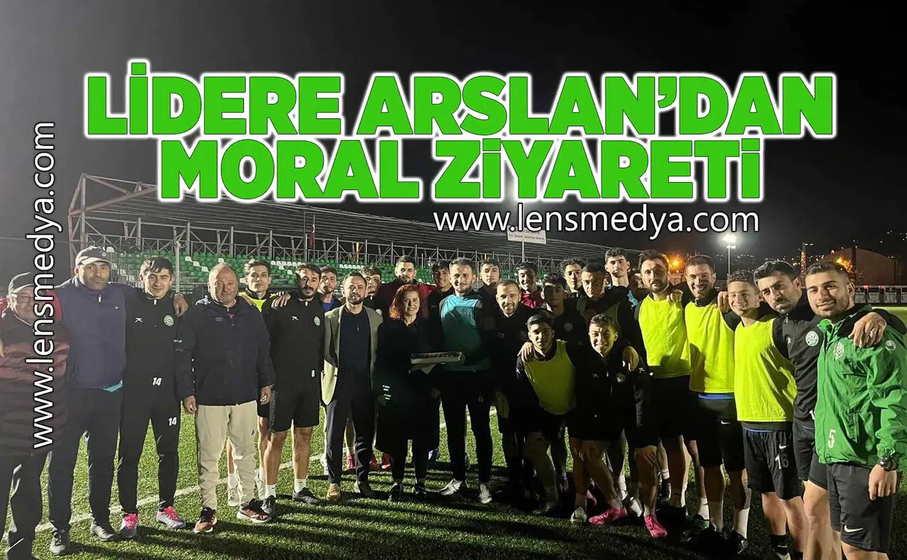 Lidere Arslan'dan moral ziyareti!