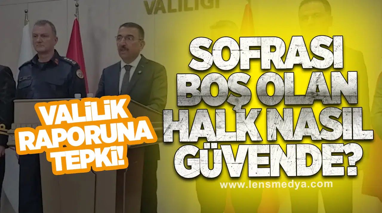 Sofrası Boş Olan Halk Nasıl Güvende?