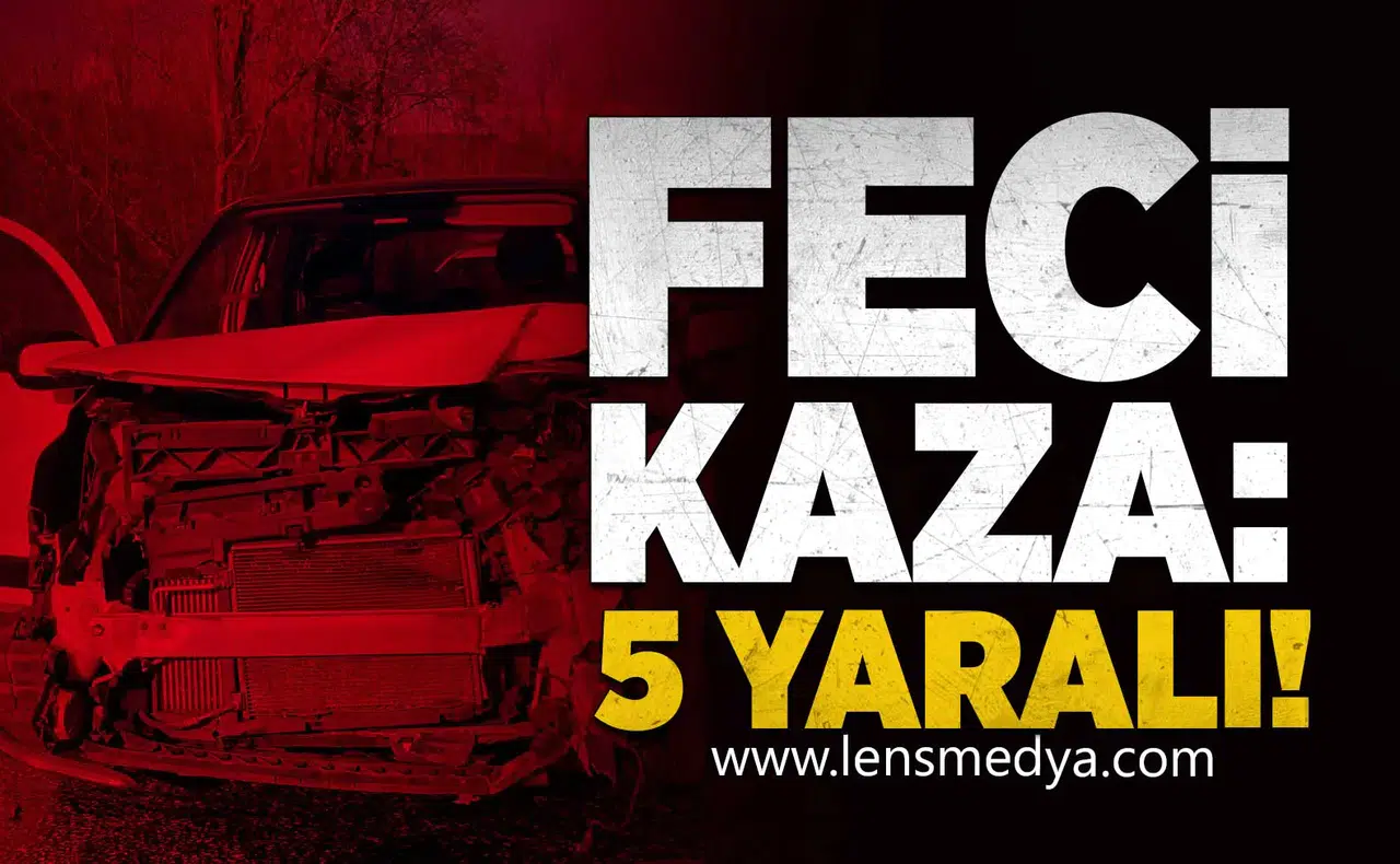 Feci kaza: 5 yaralı!
