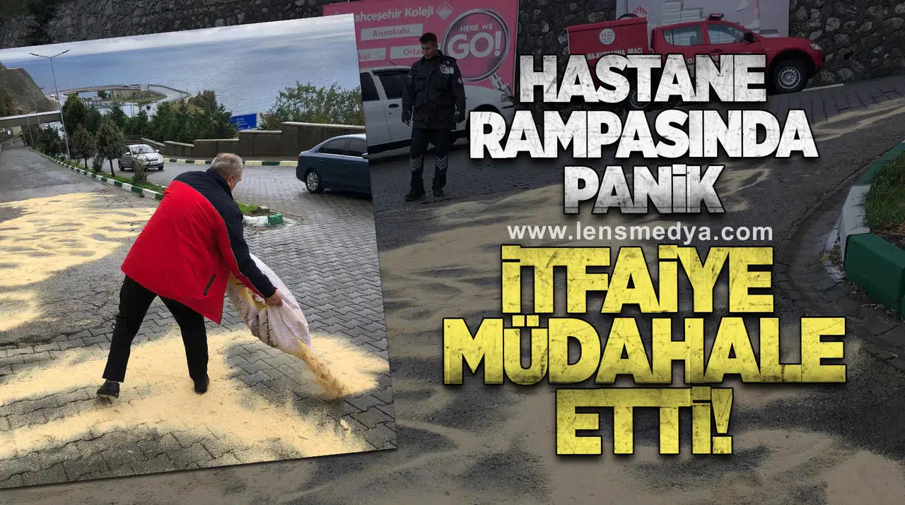 HASTANE RAMPASINDA PANİK