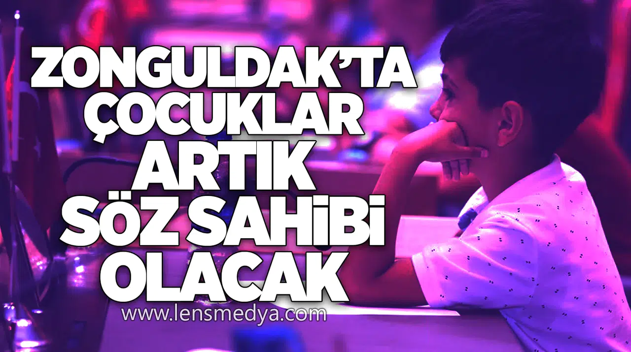 Zonguldak’ta çocuklar artık söz sahibi olacak