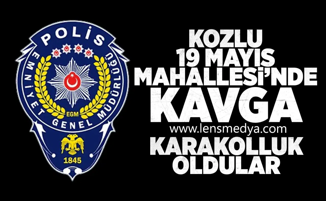 Kozlu 19 Mayıs Mahallesi'nde kavga... Komşular birbirine girdi!