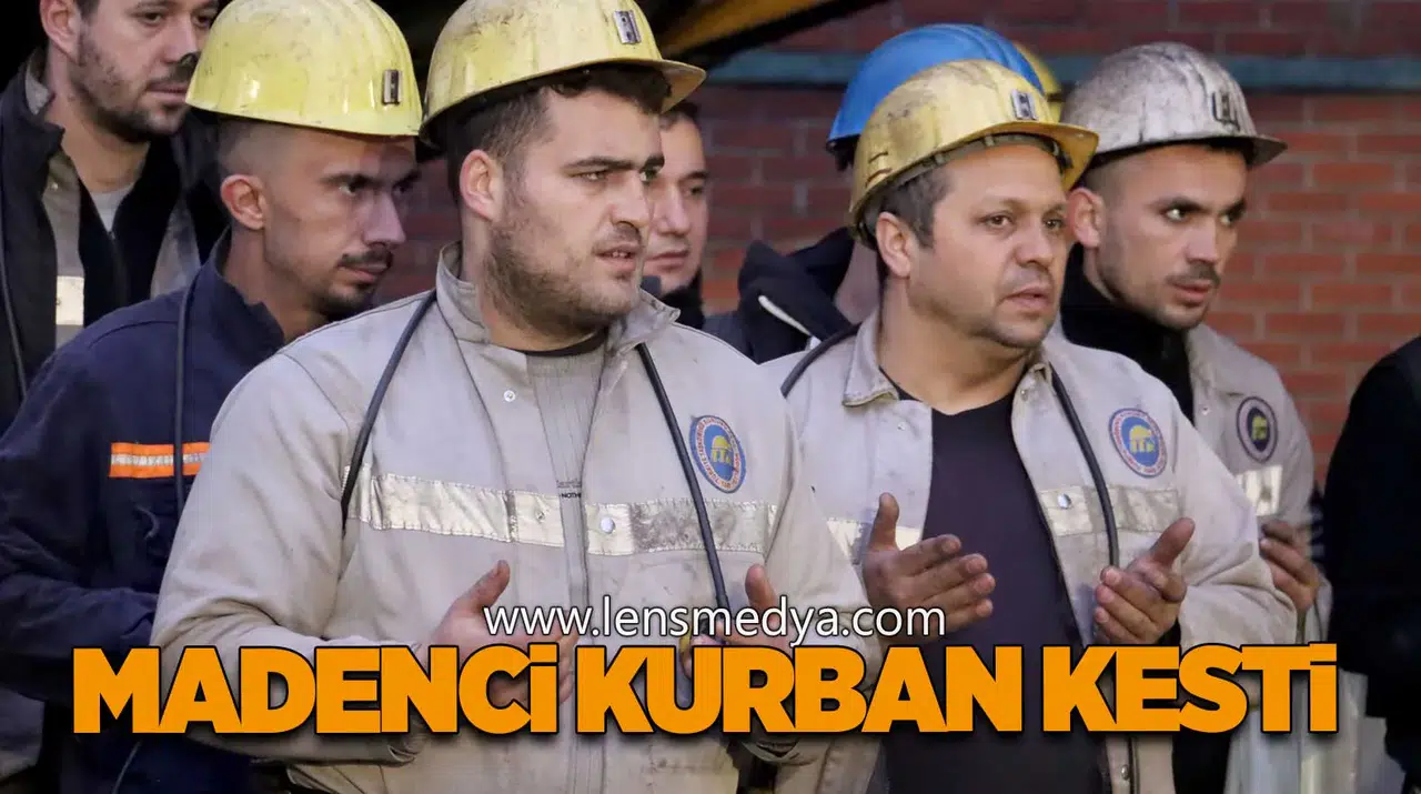 Madenci, yeni üretim ayağı için kurban kesti