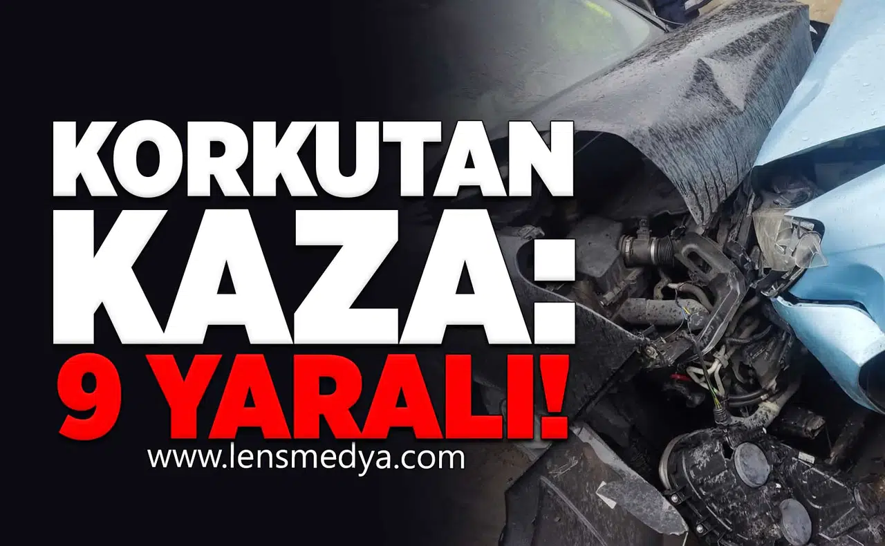 Korkutan Kaza: 9 Yaralı!