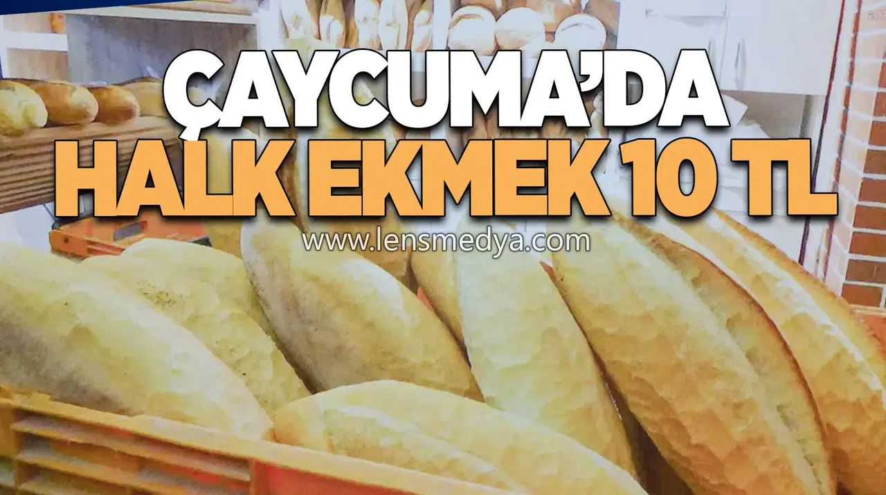 Çaycuma’da Halk Ekmek 10 TL’den Satışa Sunuldu