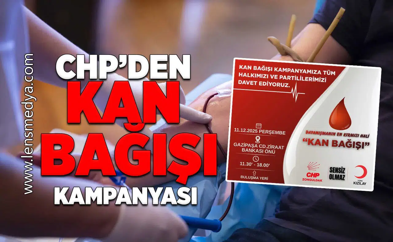 CHP'den kan bağışı kampanyası!