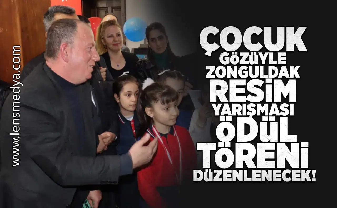 "Çocuk Gözüyle Zonguldak Resim Yarışması Ödül Töreni Düzenlenecek!