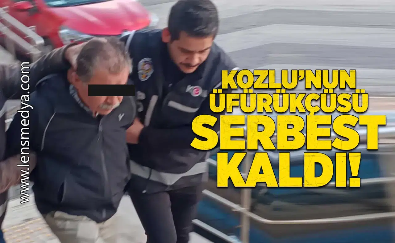 Kozlu'nun üfürükçüsü serbest kaldı!