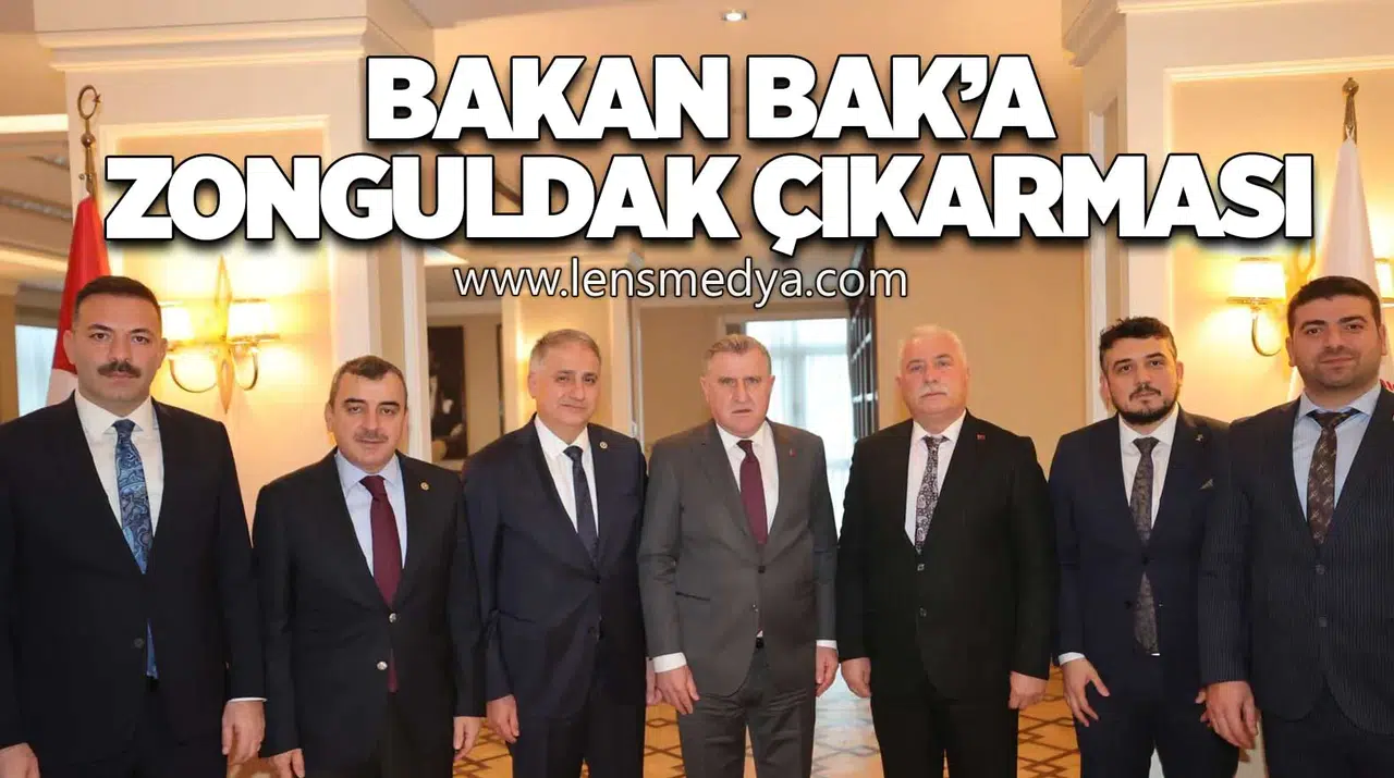 Bakan Bak’a Zonguldak Çıkarması