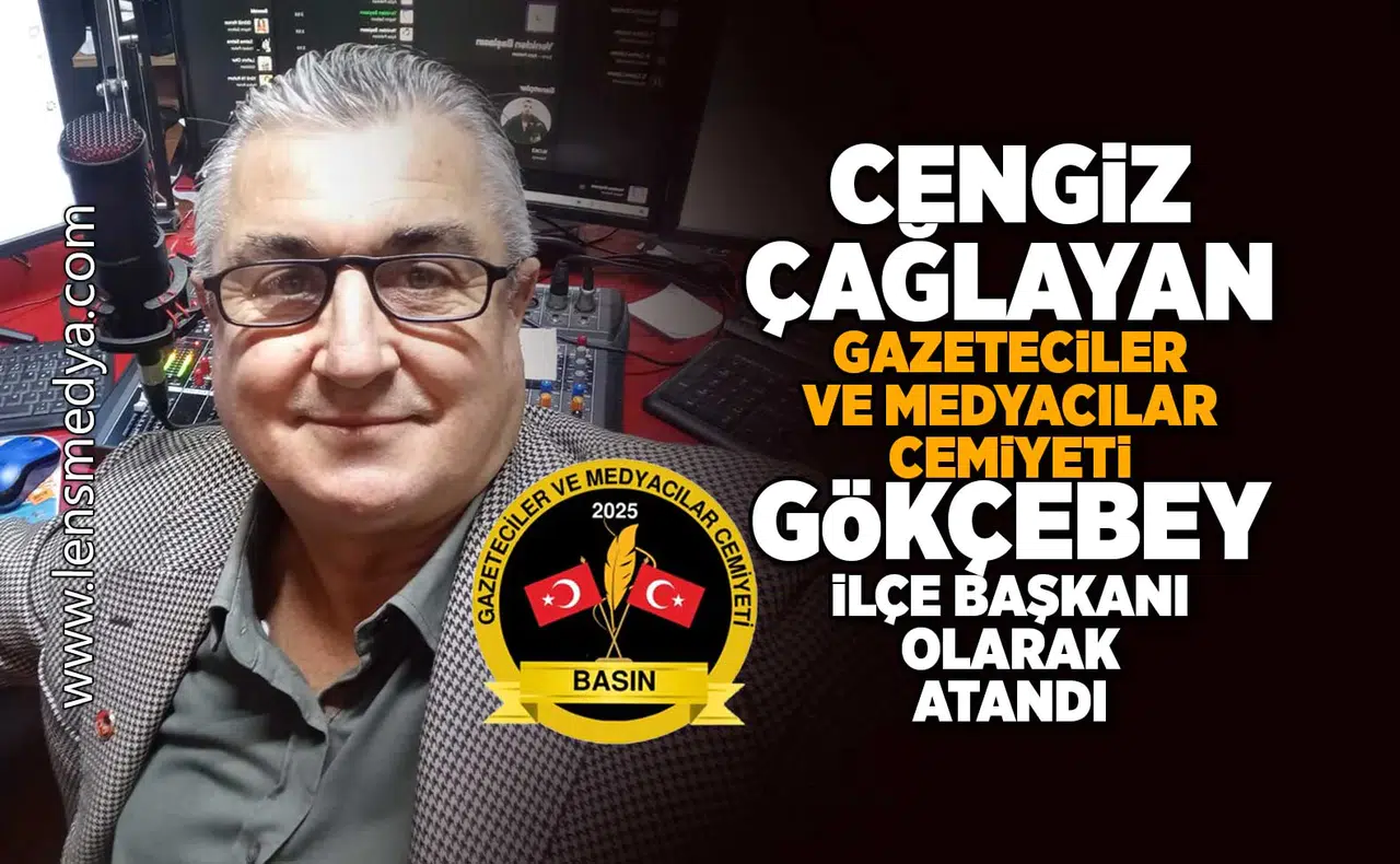 Çağlayan, Gazeteciler ve Medyacılar Cemiyeti Gökçebey İlçe Başkanı olarak atandı!