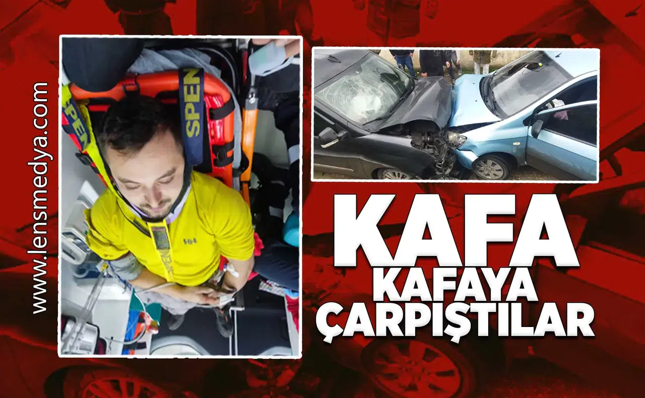 Kafa kafaya çarpıştılar!