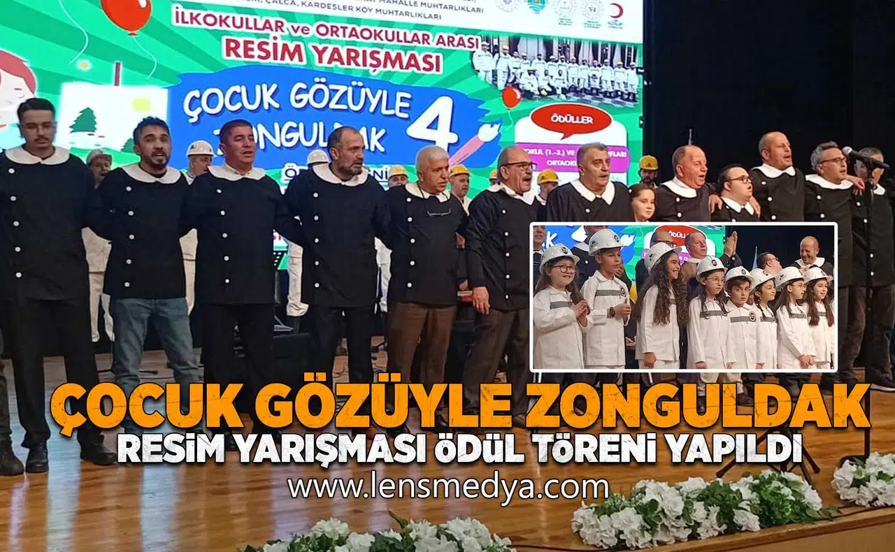 Çocuk gözüyle Zonguldak resim yarışması ödül töreni yapıldı!