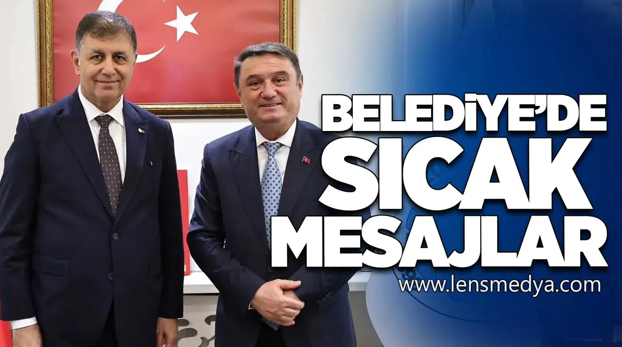 Belediyeyi ziyaret etti, iş birliği mesajı verdi