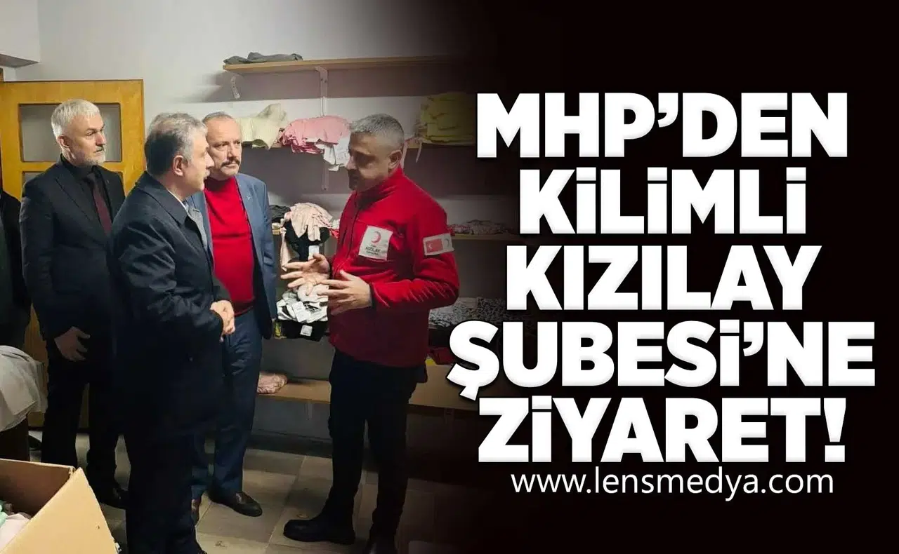MHP'den Kilimli Kızılay Şubesi'ne ziyaret!