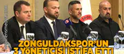 Zonguldakspor'un 3 yöneticisi istifa etti!