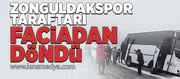Zonguldakspor taraftarı faciadan döndü!