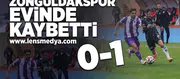 Zonguldakspor evinde kaybetti!
