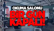 İmza günü nedeniyle salon kapatılıyor