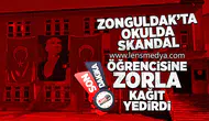 Zonguldak'ta okulda skandal... Öğrencisine zorla kağıt yedirtti!