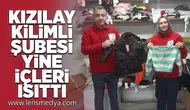 Kilimli Kızılay Şubesi içleri ısıttı!