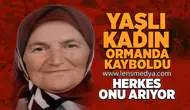 Yaşlı kadın ormanda kayboldu!