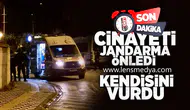 Cinayeti Jandarma önledi... Eşine saldıran şahıs kendini vurdu!