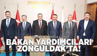 Bakan yardımcıları Aydın ve Özçelik Zonguldak'ta!