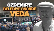 Nihat Özdemir’e Belediye Önünde Veda