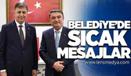 Belediyeyi ziyaret etti, iş birliği mesajı verdi