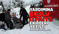 Yardımına Kozlu Belediyesi İtfaiye ekipleri yetişti!