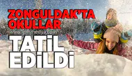Zonguldak'ta okullar tatil edildi!