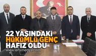 22 Yaşındaki hükümlü genç hafız oldu