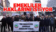 Emekliler haklarını istiyor!