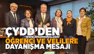 ÇYDD’den Öğrenci ve Velilere Dayanışma Mesajı