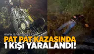 Pat pat kazasında 1 kişi yaralandı!