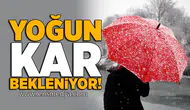 Yoğun kar bekleniyor!