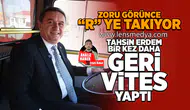 Tahsin Erdem geri vites yaptı!